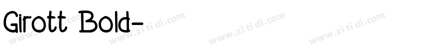 Girott Bold字体转换